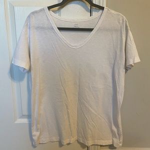 Aerie Distressed V-Neck Boyfriend T-Shirt